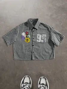 Men's Loose Fit Digital Print Graphic Short Sleeve Shirt, Casual Summer Vacation Outdoor Sports, Fitted Letter Pattern, No Ca Prop 65, Casual Style Graphic, Menswear