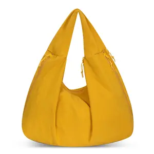 [Clearance] Large Capacity Shoulder Bag for Women, Textured Draped Tote Bag, Durable Travel & Work Bag, Fashionable Daily Hand Bag, Lightweight Diaper Bag