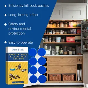 Roach Repellent, Domestic Dormitory Kitchen Powerful Cleaning Cockroach Exterminator Cockroach Gel Bait Pest Control Kit Rodent Repellent Pouches for Indoor & Outdoor