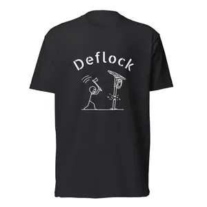 Unisex Stick Figure Deflock T-Shirt