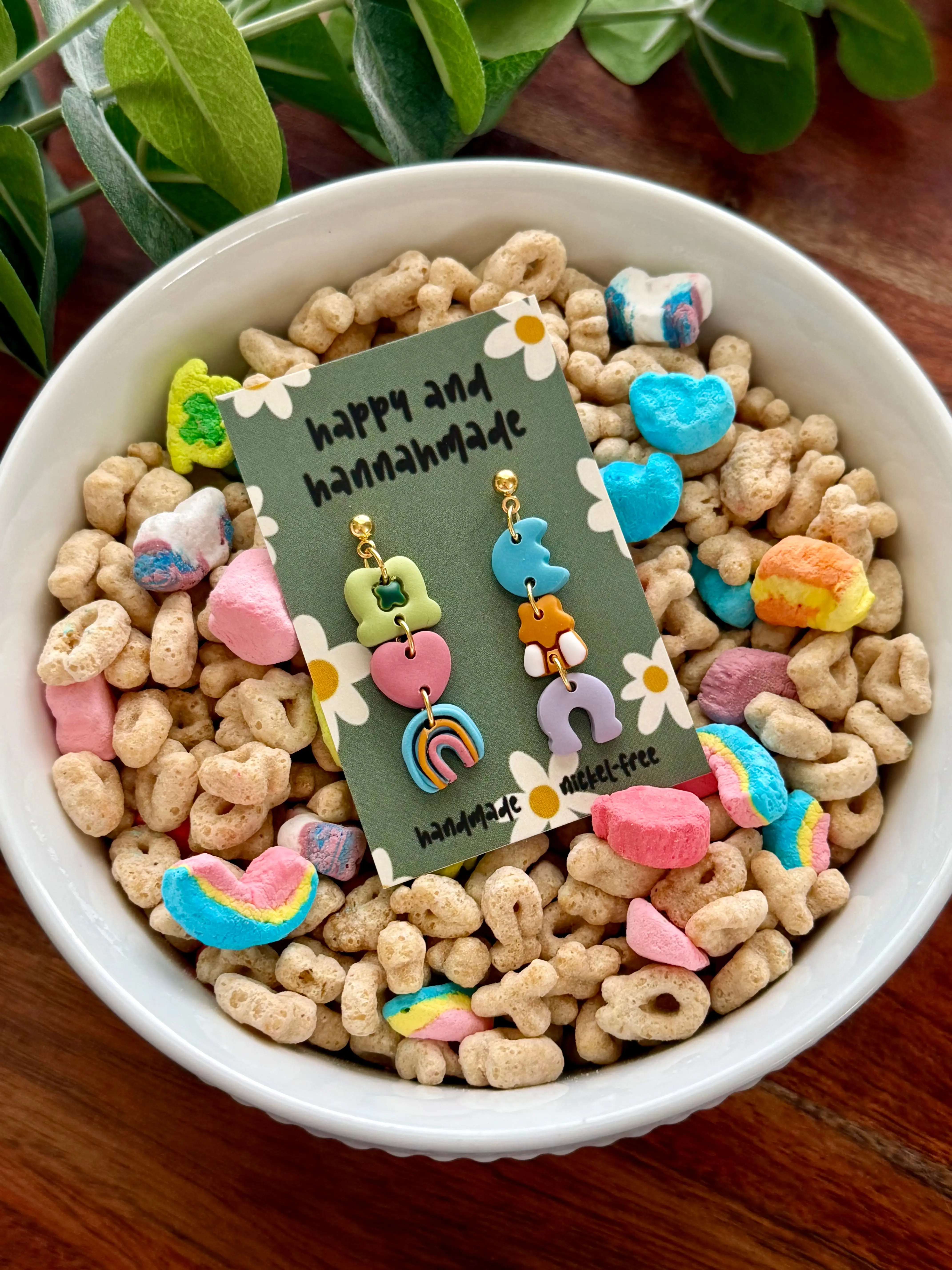 Marshmallow Charm Dangles