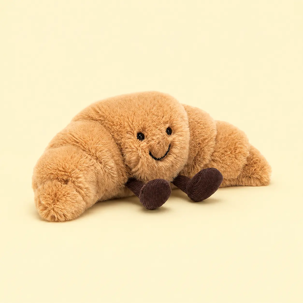 Jellycat Croissant Plush – Super Soft Bakery Food Toy with Cute Smile, Cozy Room Decor & Gift Idea