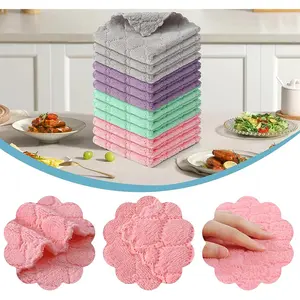 10/24Pcs Multi-purpose Kitchen Towels (Dishcloths, Absorbent Detailing Cloth) - Durable, Super Absorbent, Easy to Clean & Good Stain Removal, Ideal for Kitchen, Bathroom & Car Wash