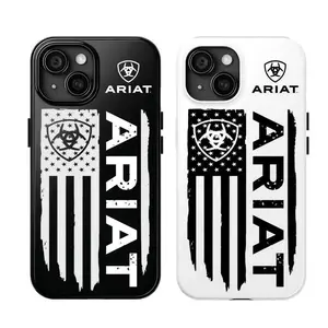 Ariat Phone Case, Ariat Cover Case, Phone Case Matching For Couple,Shockproof Case For Iphone 16 15 14 13 12 11 Pro Phone Cases Phone Cover Hard Case Tough 2-piece Phone Case