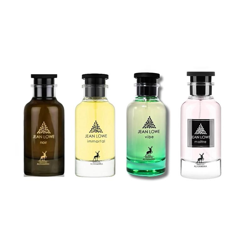Jean Lowe new combo bundle | Jean Lowe Vibe + Jean Lowe Immortal + Jena Lowe Noir + Jean Lowe Maître | 3.4 fl.oz | value bundle | fragrance collection bundle