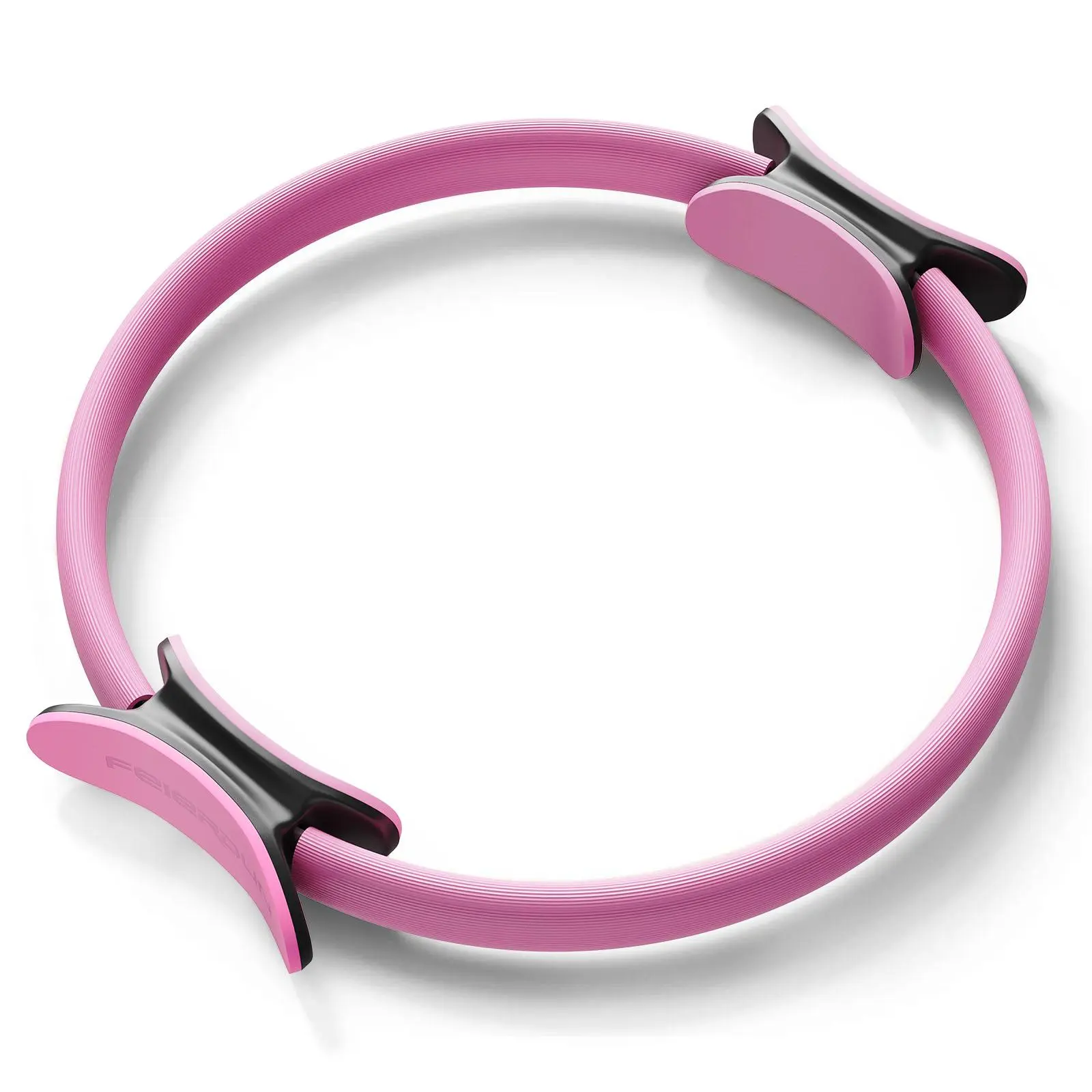 FED Fitness PR1 Portable Fiberglass Pilates Ring - Lightweight, Compact Travel-Ready Durable Resistance-Based Pilates Equipment with Nonslip Foam Handles for Core Toning, Glute Activation & Senior Home Workouts