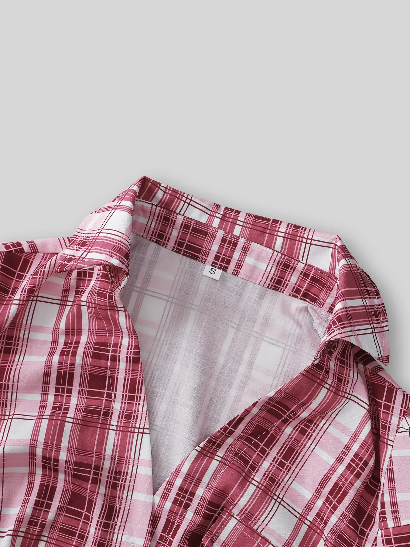 slim fit dress slacks Comfort Stretch Non-Iron Plaid Dress Shirt main image 0