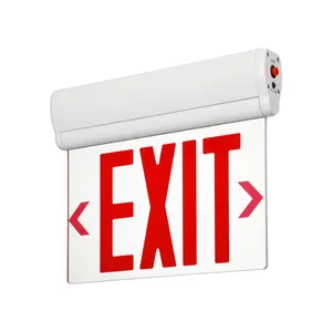 LitClear Indoor Exit Sign - Red Letters