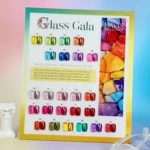 LAVIS Jelly Gel Glass Gala Collection - Translucent Elegance for Manicure & Nail Art C08