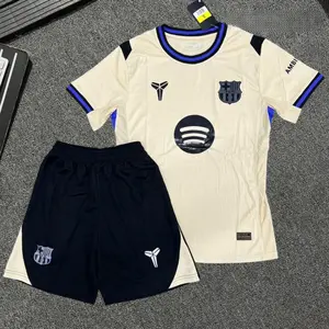 Barcelona Away Football Kit Cream 2024