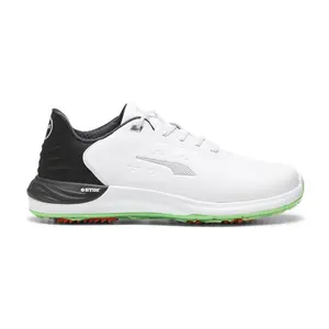 PUMA Mens Phantomcat Nitro Golf Sneakers Shoes - White PUMA Mens Phantomcat Nitro Golf Sneakers Shoes - White