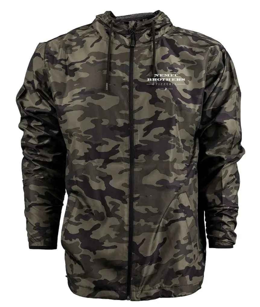 Nemec Brothers Green Camo Windbreaker