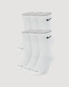 Mens Nike Everyday Cushioned Crew Socks 6-Pack