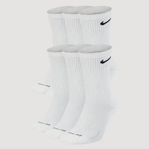 Mens Nike Everyday Cushioned Crew Socks 6-Pack