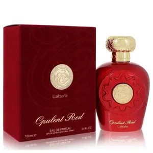 Lattafa Perfumes Opulent Red for Unisex Eau De Parfum Spray, 3.4 Ounce (137662) Lattafa