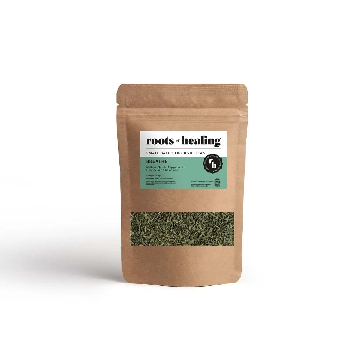 Breathe Respiratory Organic Tea Blend Natural Beverage Sweet Vitamin