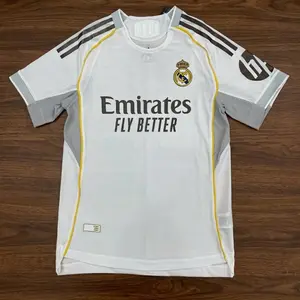 Real Madrid 2025/26 Home Player Jersey Pro Fit Performance Soccer Shirt Premium Fan Apparel