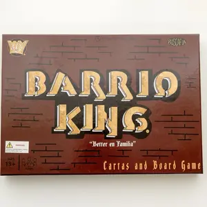 Barrio King Board Game - "Better en Familia" Cartas and Board Game for Ages 13+