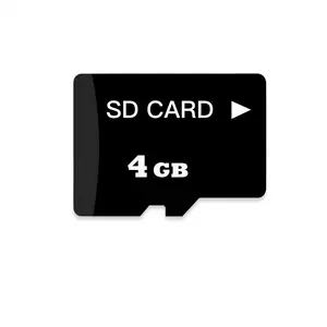 Factory Wholesale Micro SD Card 4GB in Bulk Micro 4GB microSDHC Flash Memory Card (Bulk Packaging) for microscope for most of the devices