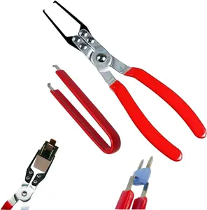 Automotive Relay & Fuse Puller Tool, Car Relay Remover Pliers for FMM Fuses, Battery Terminal & Wiper Removal Tool