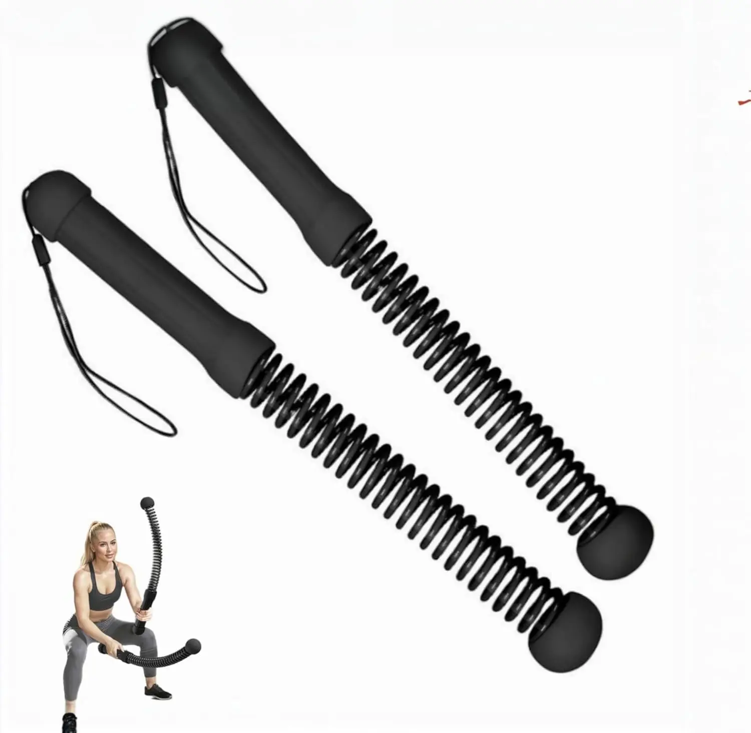 Ropeless Weighted Cordless Skipping Rope - Ultra-Quiet Home Workout Equipment, Portable Ropeless Training Rope with Weighted Ends, Compact Hand Strengthener for Cardio/HIIT Training, Full Body Fitness Festival Gift