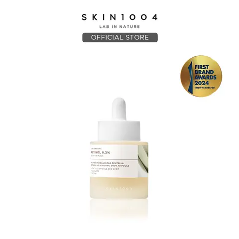 [SKIN1004 Official Shop] LAB IN NATURE Retinol 0.2 Boosting Shot Ampoule 30ml - Retinol Vitamin A, Wrinkle & Fine Line Care, Barrier Support, Pore Moisturizing