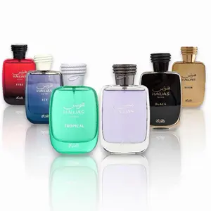 Rasasi Perfumes | Hawas for Him + Hawas Ice + Hawas Tropical + Hawas Fire + Hawas Black + Hawas Elixir | Eau De Parfum | Men's Fragrance | 100 ML - 3.4 oz | Citrus - Lavender - Honey - Bergamot & Aquatic Notes