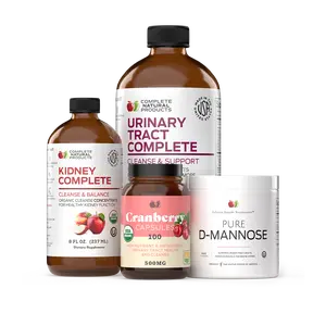 Urinary Tract Complete Bundle - Full Urinary Tract Flush & Cleanse for Optimal Health - Supports Kidney Detox - Balanced pH Formula