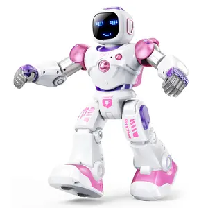 Ruko 1088 Smart Robot Toys for Kids, Large STEM Programmable Interactive RC Robot with Voice Control, App Control, Gifts for Boys & Girls Age 4 5 6 7 8 9, Pink