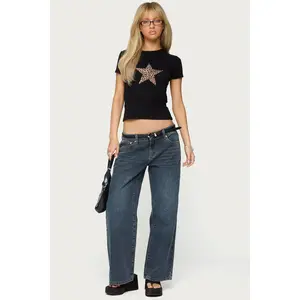 Petite Ace Low Rise Baggy Jeans