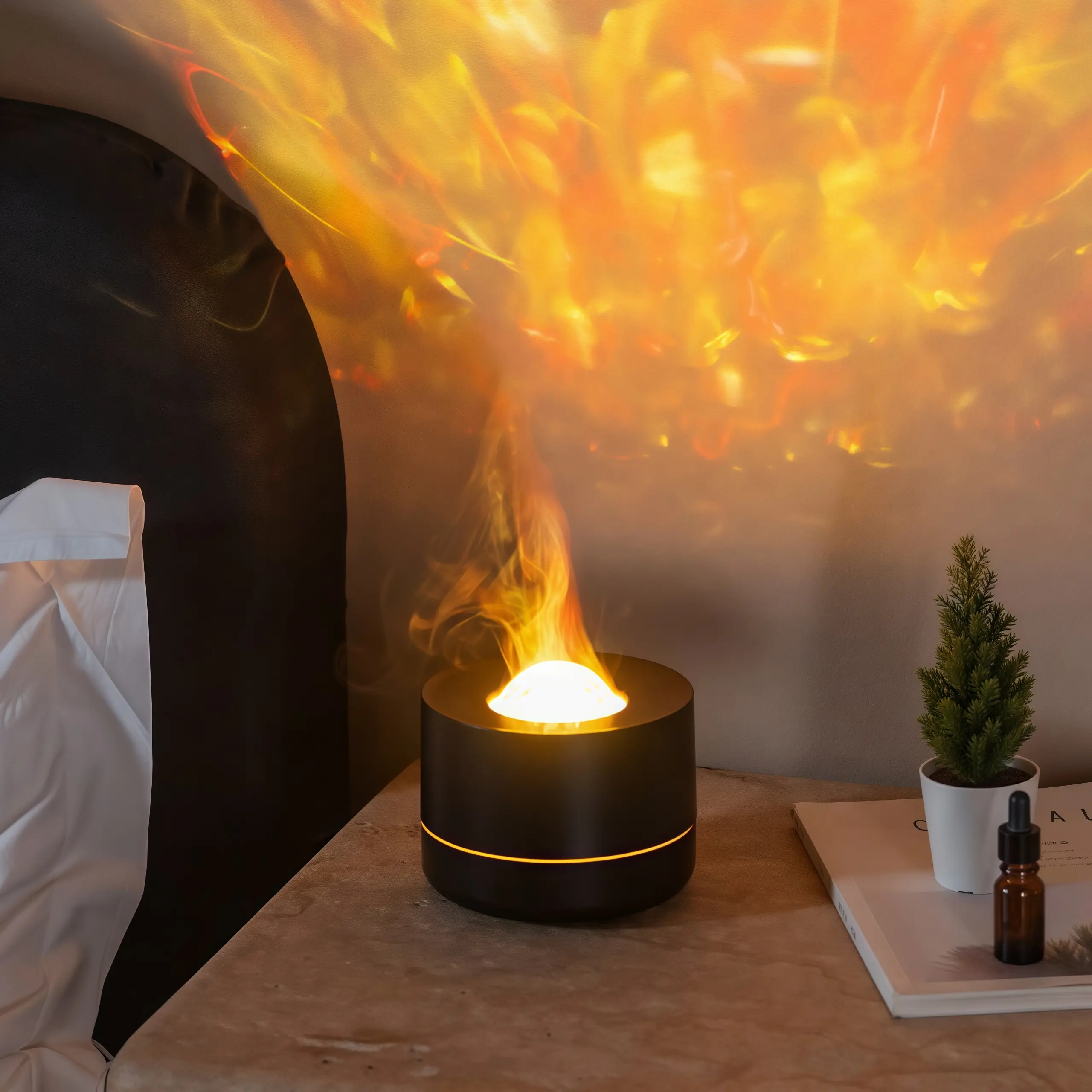 2026 Upgraded Ocean Wave Humidifier Lamp. Calming LED Night Light Aurora Projector Cool Mist Diffuser for Bedroom Dorm Cozy Room Decor. Relaxing Graduation Anniversary Gift for Girlfriend SummerWins DealsForYouDays.