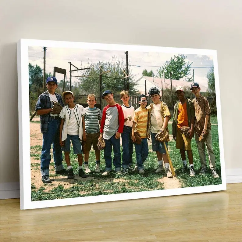 The Sandlot Poster - Retro Movie - Vintage Print - Friendship Wall Art - Classic Sports Film