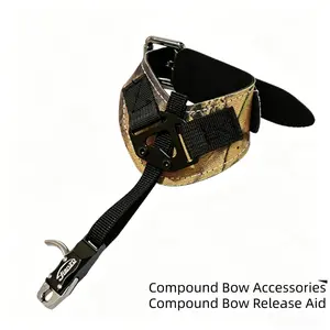Adjustable Index Finger Trigger Bow Release Aid with Auto Close, Quick Attach, Soft Strap, Flexible Belt, and Durable Build for Compound Bow Hunting