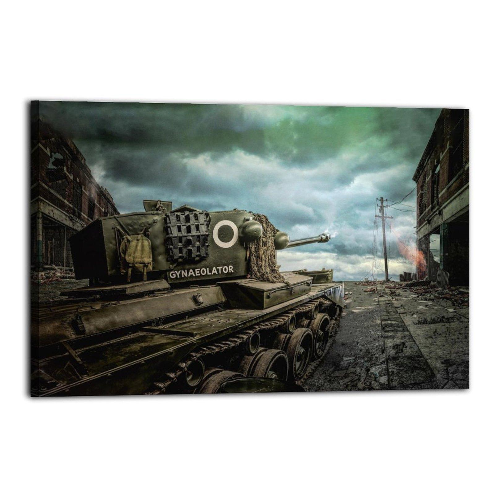 Military Tank Poster KV-2 Poster Decorative Painting Canvas Wall Art Picture Print Modern Family Bedroom Decor