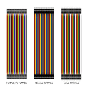 120pcs 20cm Dupont Jumper Wires for Arduino & Raspberry Pi