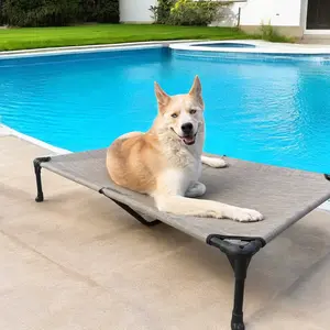 RivvaHome Elevated Cooling Dog Bed