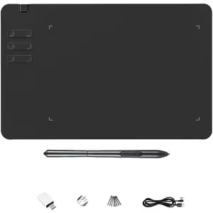 T605 Drawing Tablet 6.7x4 inch Graphic Digital Drawing Tablet with 8192 Pen  6 Customized Hot  Art Tablet for OSU Online Teaching Designing Beginners Work with  PC Android