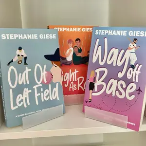 Complete set of North Bay Series by Stephanie Giese. Includes Out Of Left Field, Right As Rain, and Way Off Base Romance Books