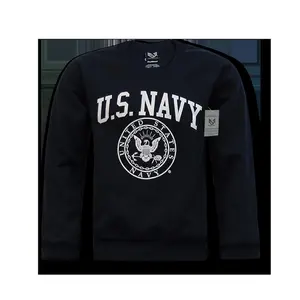 212 MAIN Rapid Dominance Fleece Cotton Soft Pullover Crewneck Sweatshirt, Thick Navy Outerwear Top - 2X