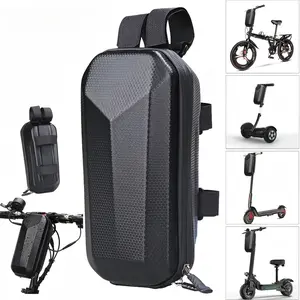 Oversized Waterproof Hard Shell Handlebar Bag - 4L Storage Pack for Scooters, Fits Most Electric Bikes, Cycling & Outdoor Recreation Accessory