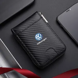 PU Leather Car Driving Documents ID Card Holder, Purse Wallet Case for Volkswagen Models, Durable & Stylish Design