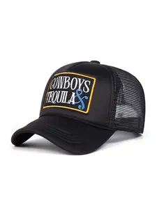 Unisex Cowboys Baseball Cap, Classic Trucker Hat, Adjustable Sun Protection Hat, Casual Fitted Design for Spring & Fall, Outdoor Travel Beach Vacation, High Quality Hat, Premium Trucker Hat