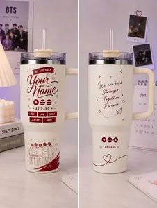[Custom Name] Arirang 40oz Tumbler V2, Kpop Fan Travel Mug, Insulated Stainless Steel Cup, Concert Gift, Music Lover Drinkware