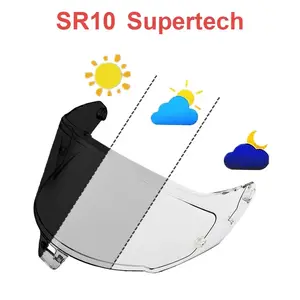 Motorcycle Helmet Replacement Lens, Compatible with Alpinestars Supertech R10, SR10 Motorcycle Protective Gear Helmets Visors
