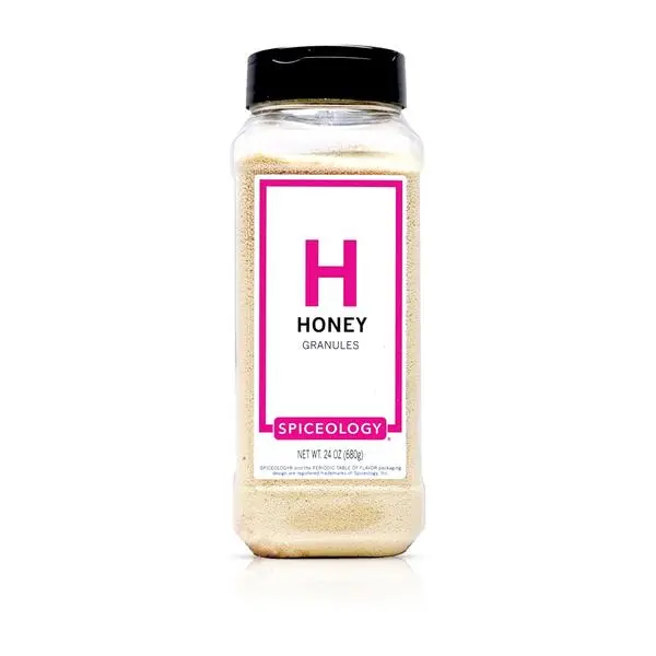 Spiceology – Honey Granules – Granulated Honey Crystals for Baking, Beverages, and Seasoning – Gluten-Free Sweetener for Tea, Coffee, Desserts, and More – 24 oz