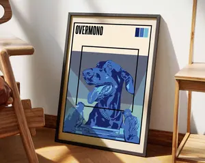 [Sale Up To 50%] Overmono, Minimalist Music Poster Print, Music Posters, Room Decor, Wall Art, Music Prints, Music Gifts, Good Lies