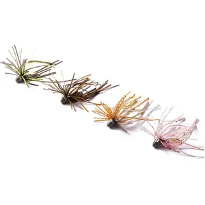 Nako NEW Tungsten BOOM Skirt Weights 4 Colors 2 Pack Soft Fishing Lure Equipment Anti-Snagging Finesse Jig Tackle Kit