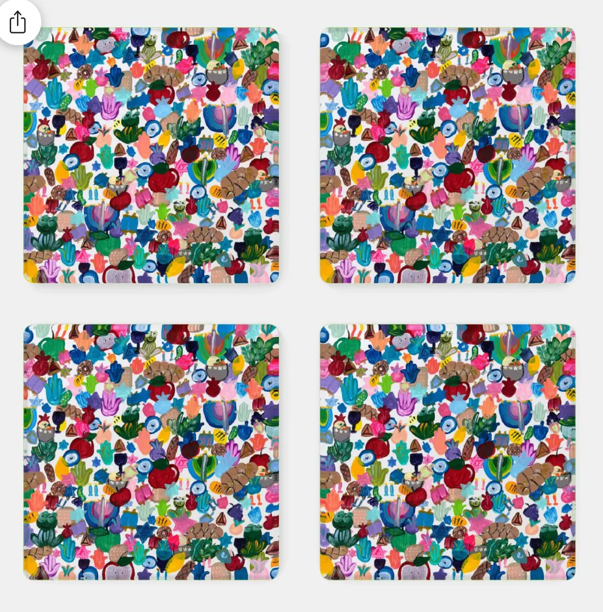 All the Holidays Acrylic Coasters - Set of 4