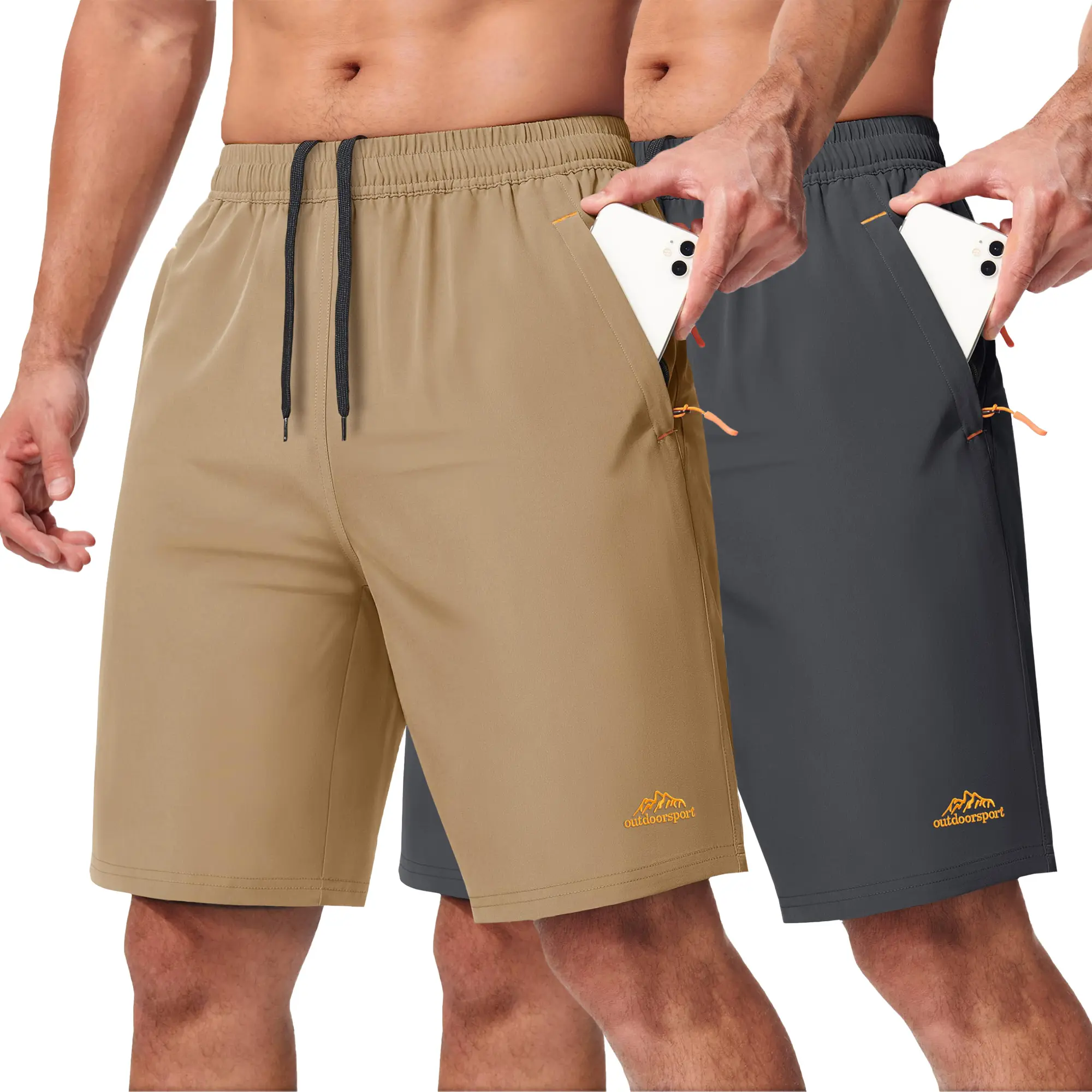 Size 32, Khaki+Dark Grey