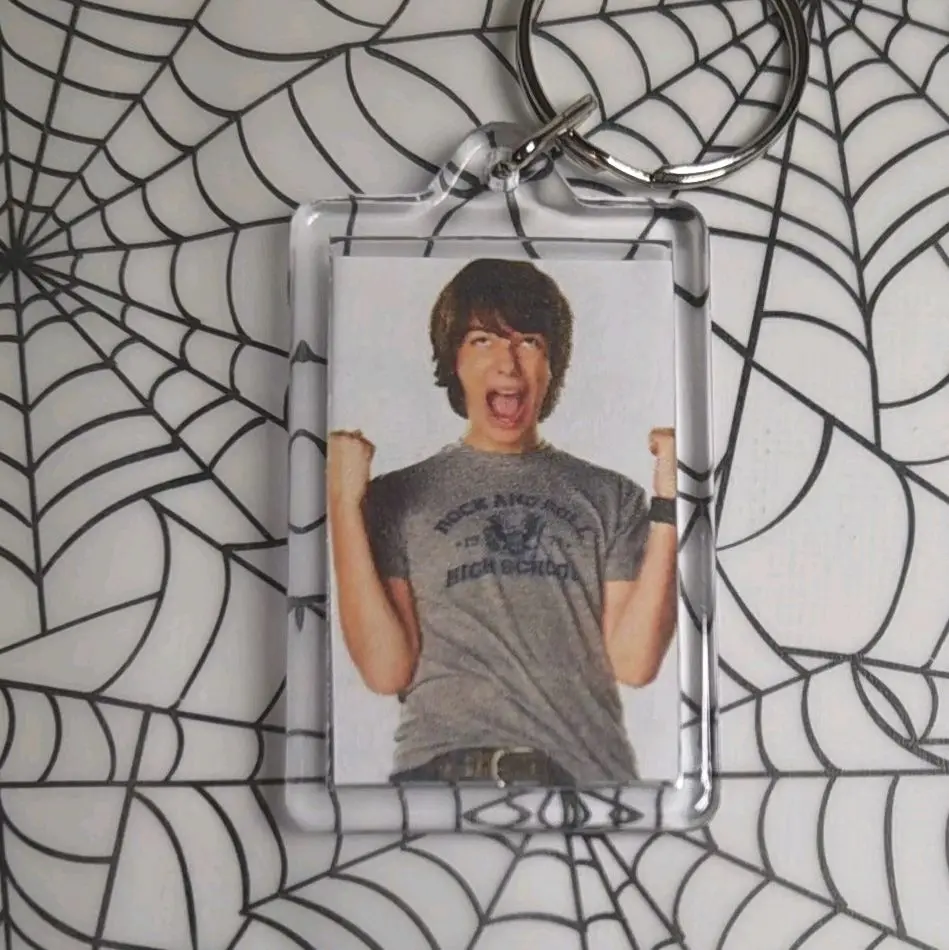 Rodrick Keychain - Clear Acrylic with Photo Insert - Perfect for Fans and Collectors
